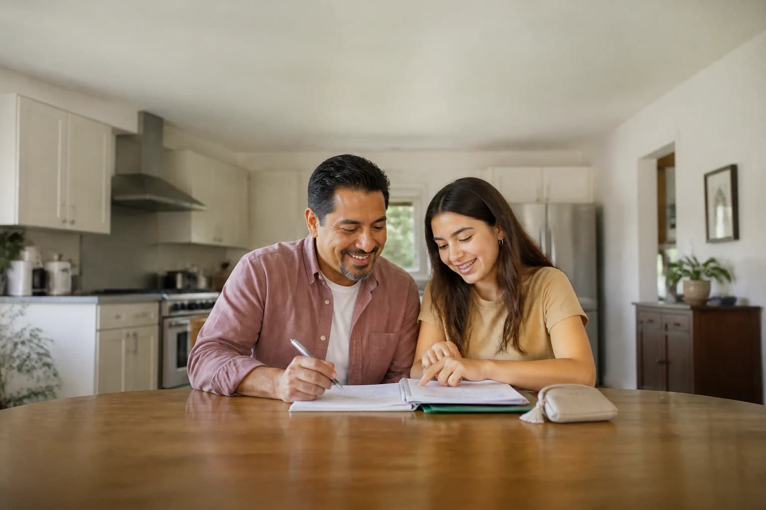 Family receiving housing support